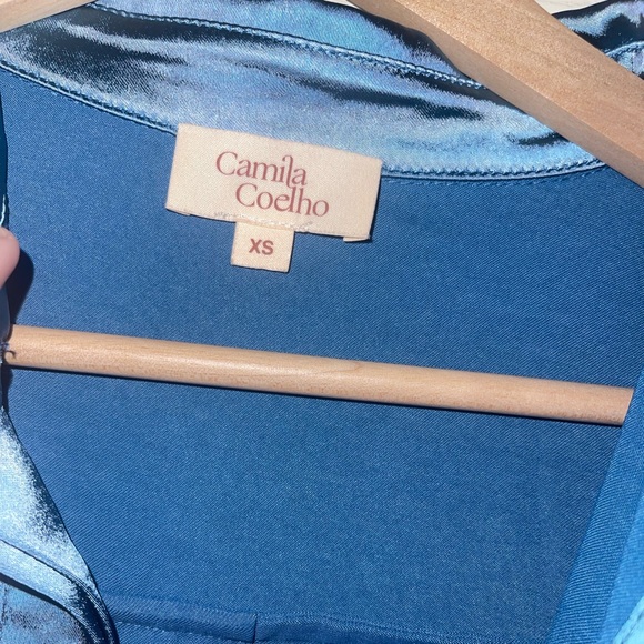 Camila Coelho Priscilla Mini Dress in blue - Picture 5 of 7